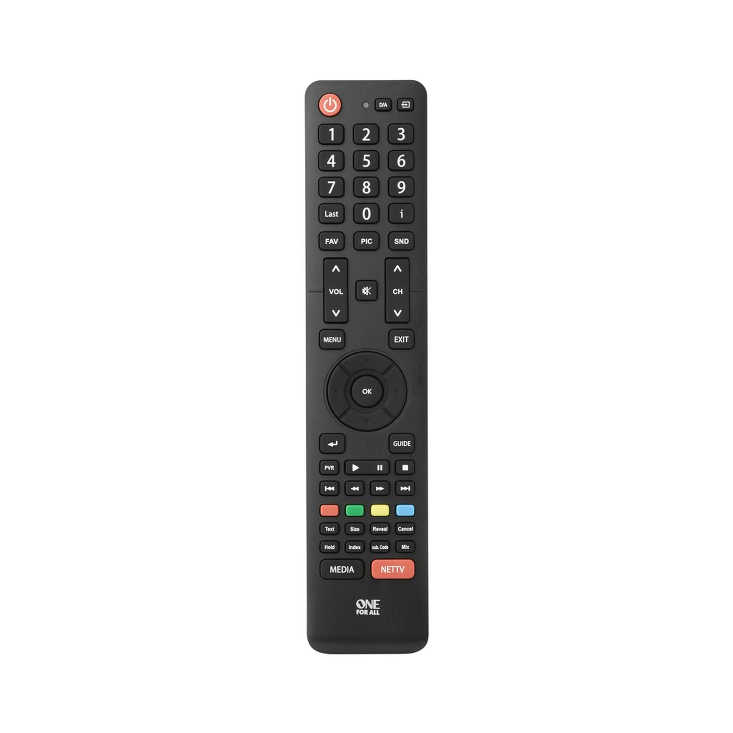 AR1964 REMOTE TV ONE-FOR-ALL HISENSE